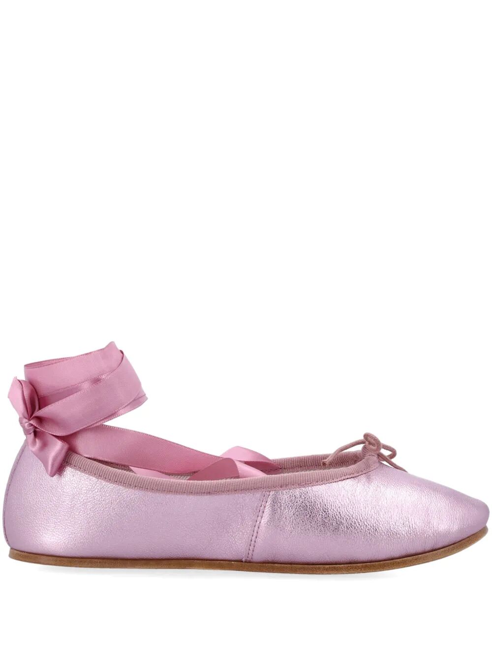 SOPHIA BALLET FLATS WITH SATIN RIBBONS