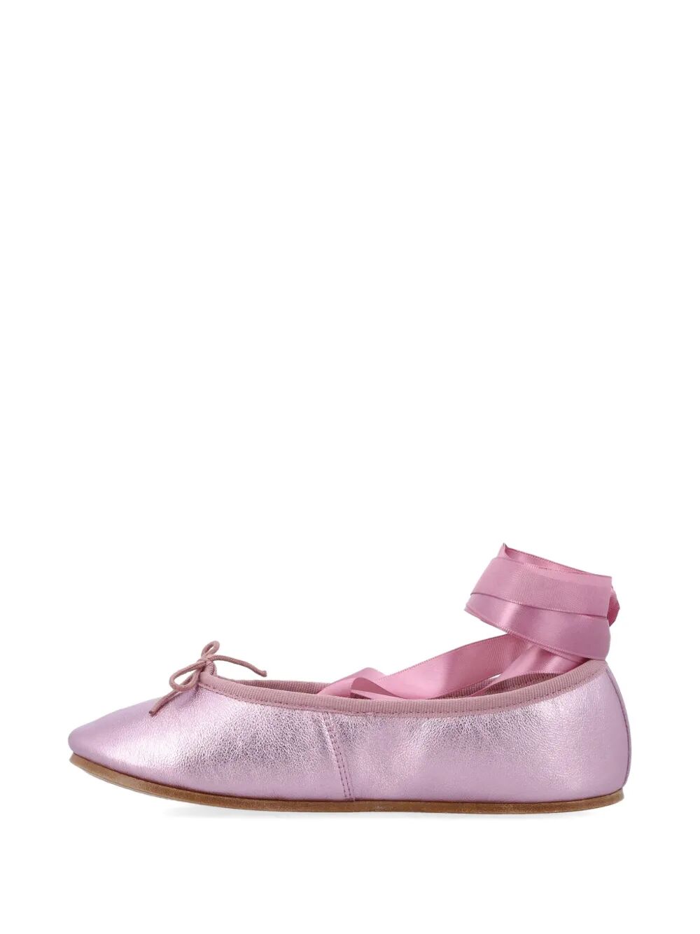 SOPHIA BALLET FLATS WITH SATIN RIBBONS