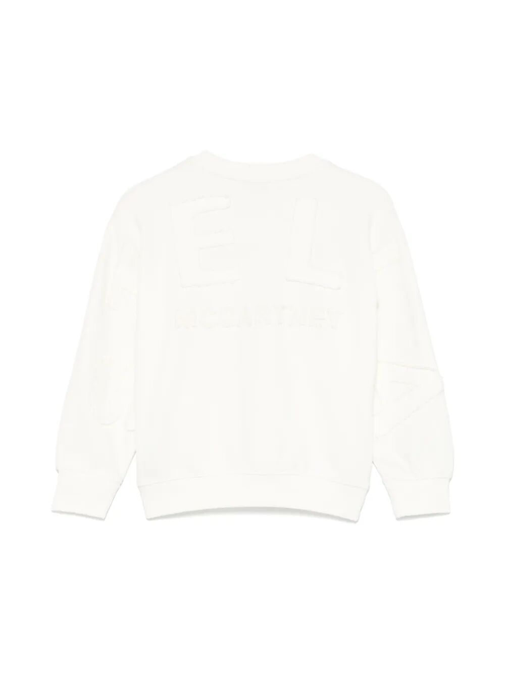 CUT-OUT LOGO COTTON SWEATSHIRT