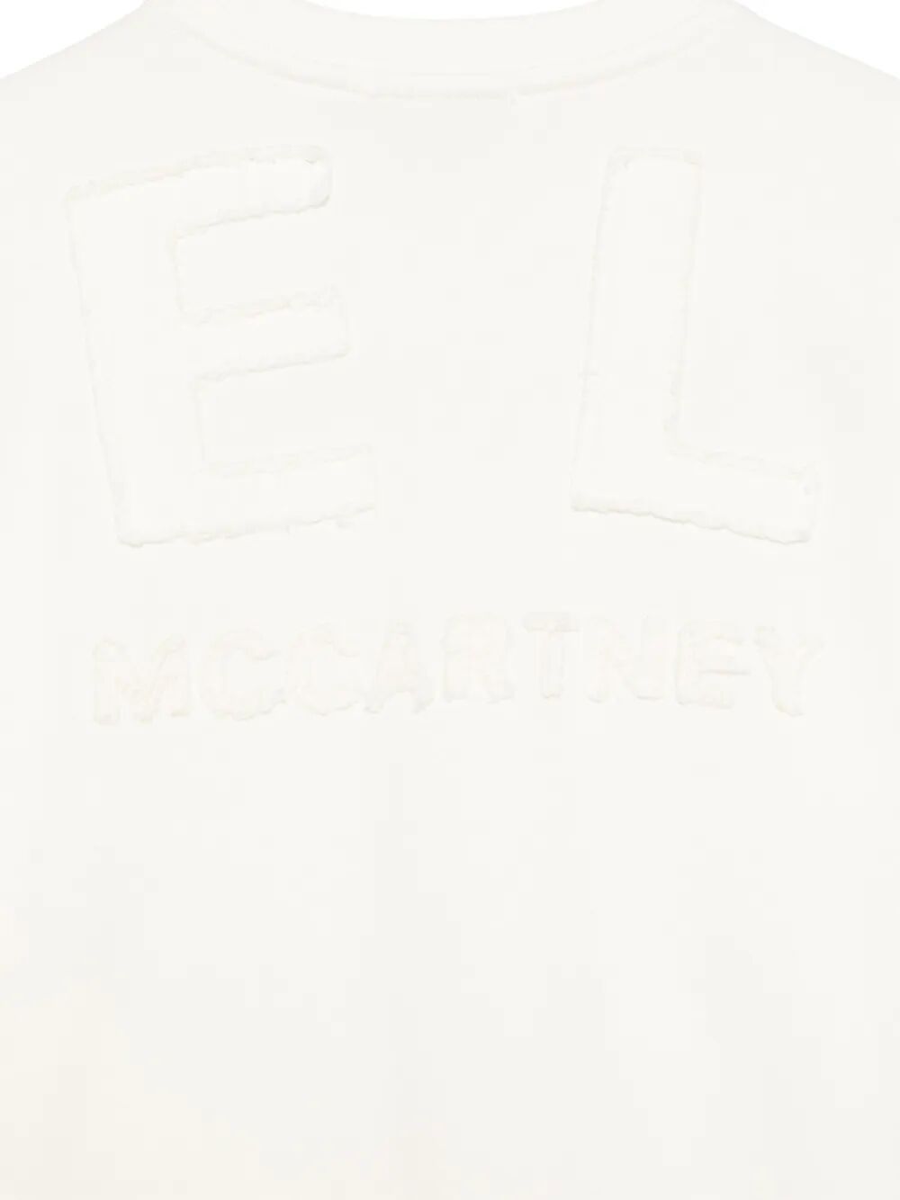 CUT-OUT LOGO COTTON SWEATSHIRT