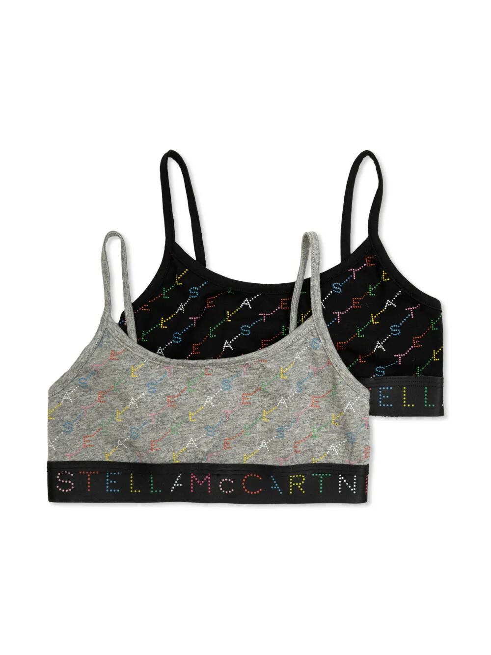 PACK OF TWO LOGO-PRINT BRAS