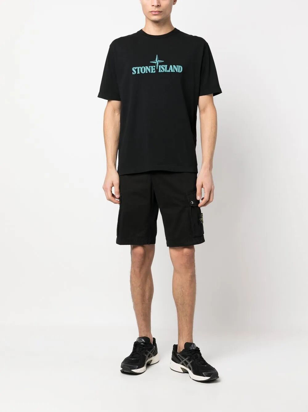 OLD EFFECT COTTON CARGO BERMUDA SHORTS