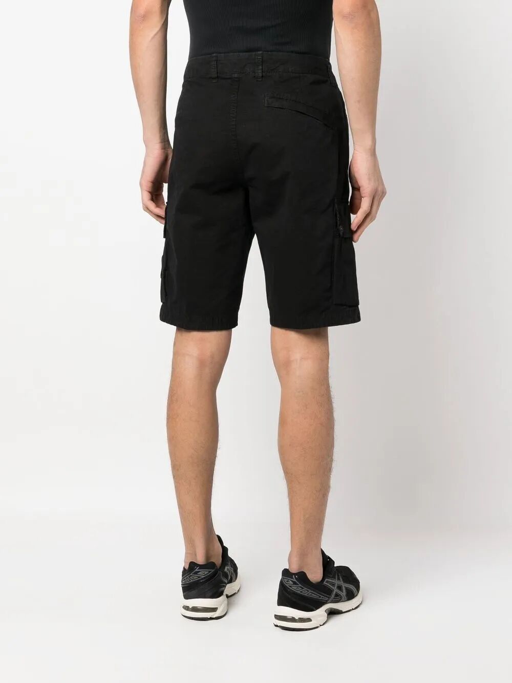 OLD EFFECT COTTON CARGO BERMUDA SHORTS