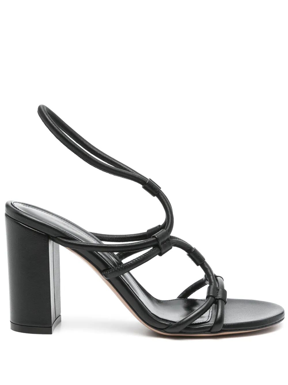 MULTI-WAY STRAP HEELED SANDALS 85