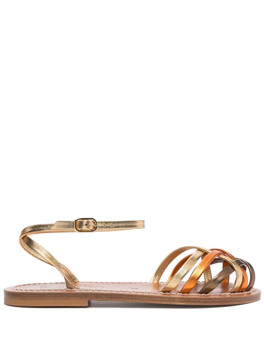 DEMETRIA METALLIC SANDALS