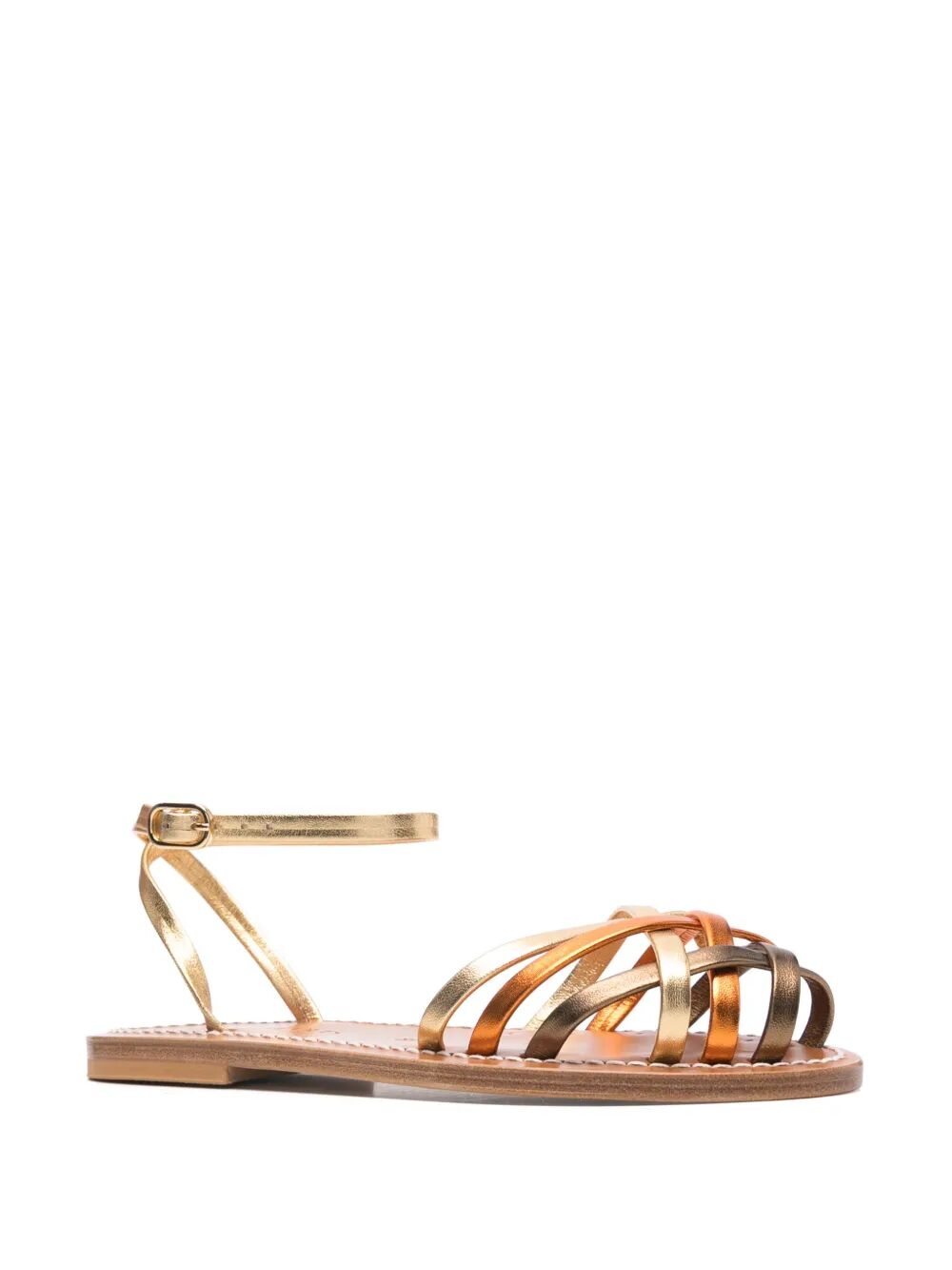 DEMETRIA METALLIC SANDALS