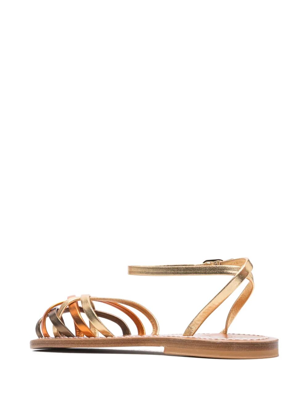 DEMETRIA METALLIC SANDALS