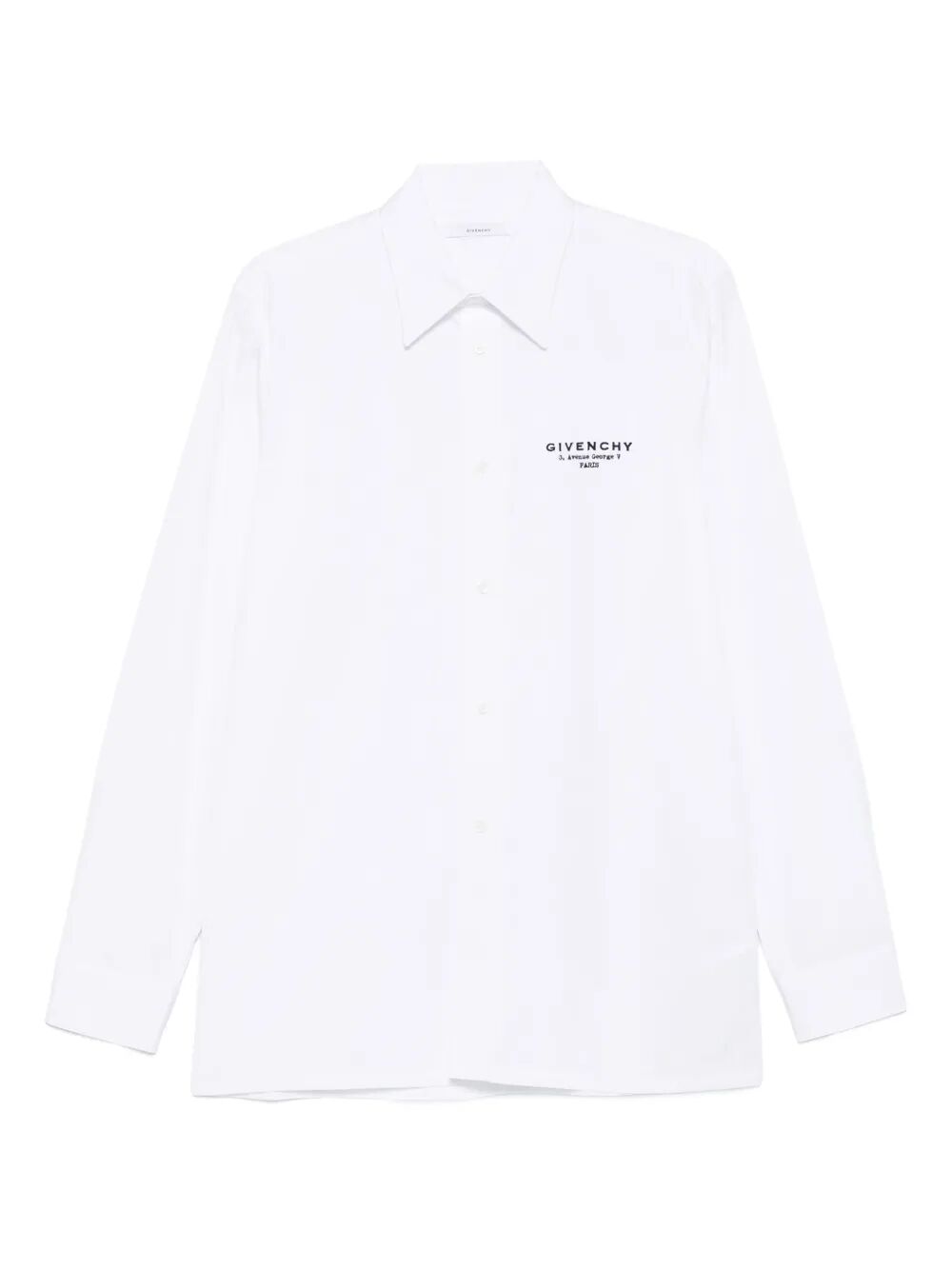 CLASSIC FIT SHIRT WITH GIVENCHY LOGO PRINT