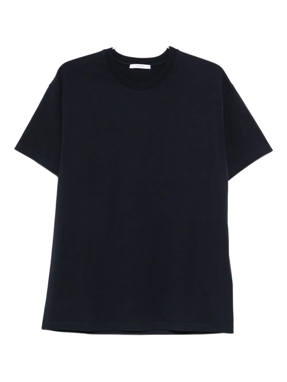 COTTON T-SHIRT WITH GIVENCHY STAMP PRINT