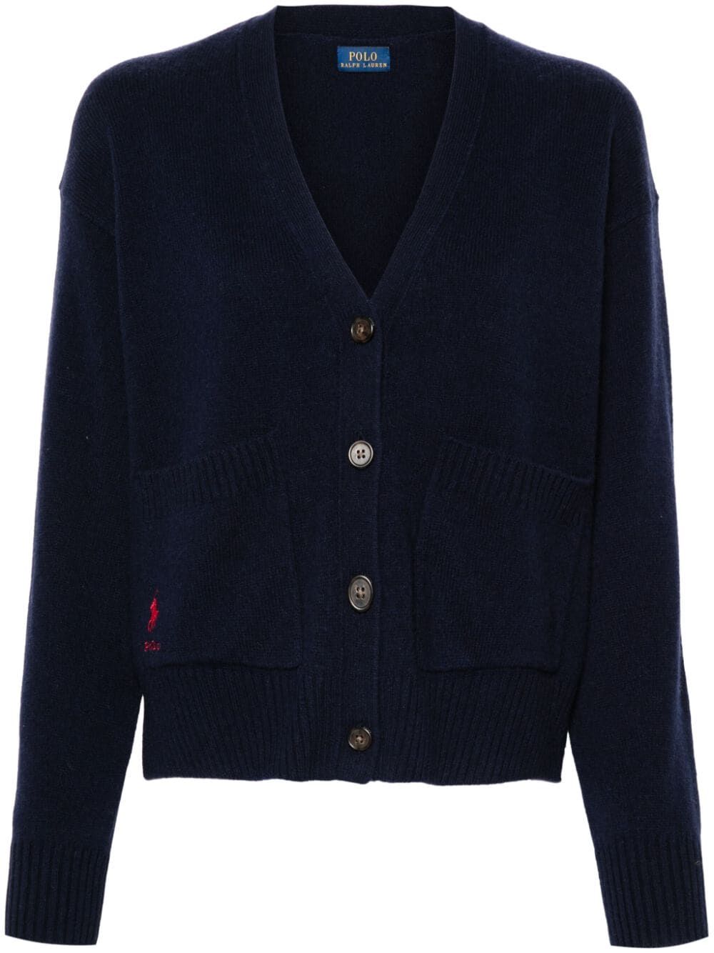 CARDIGAN IN LANA CON SPALLA SCESA