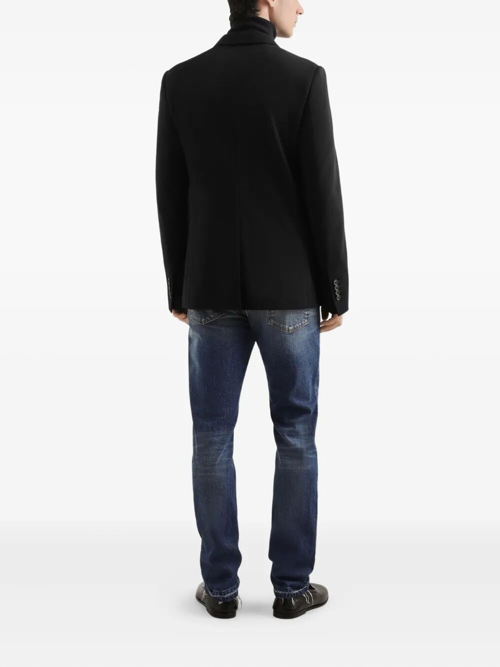 DOUBLE-BREASTED WOOL BLAZER