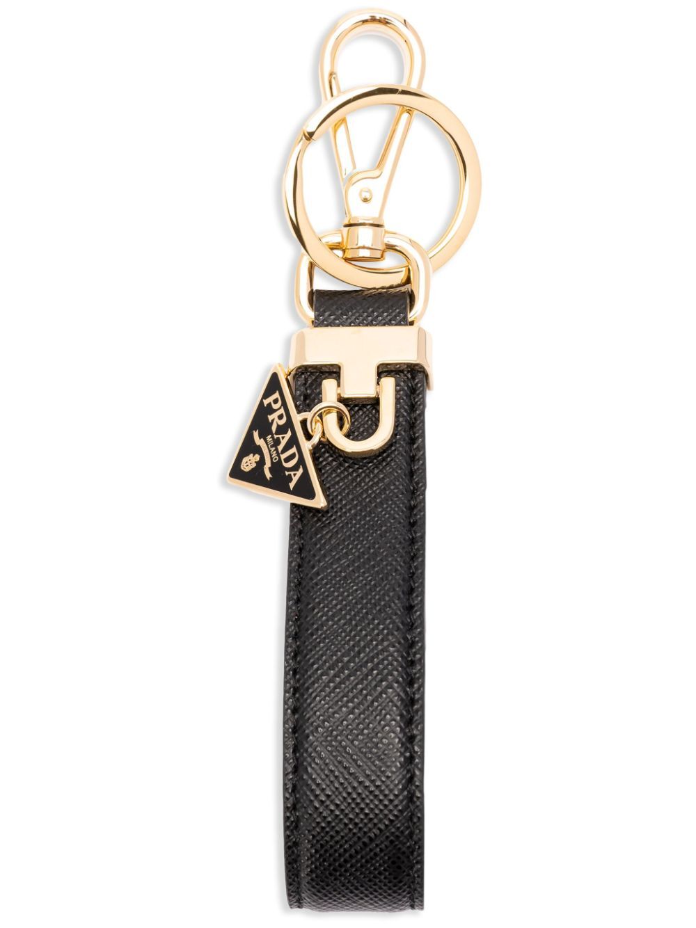 SAFFIANO LEATHER KEY RING