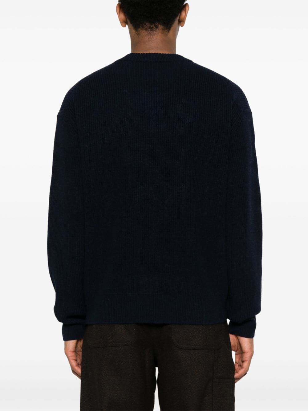 BOLD FOX HEAD PATCH COMFORT RIBBED JUMPER