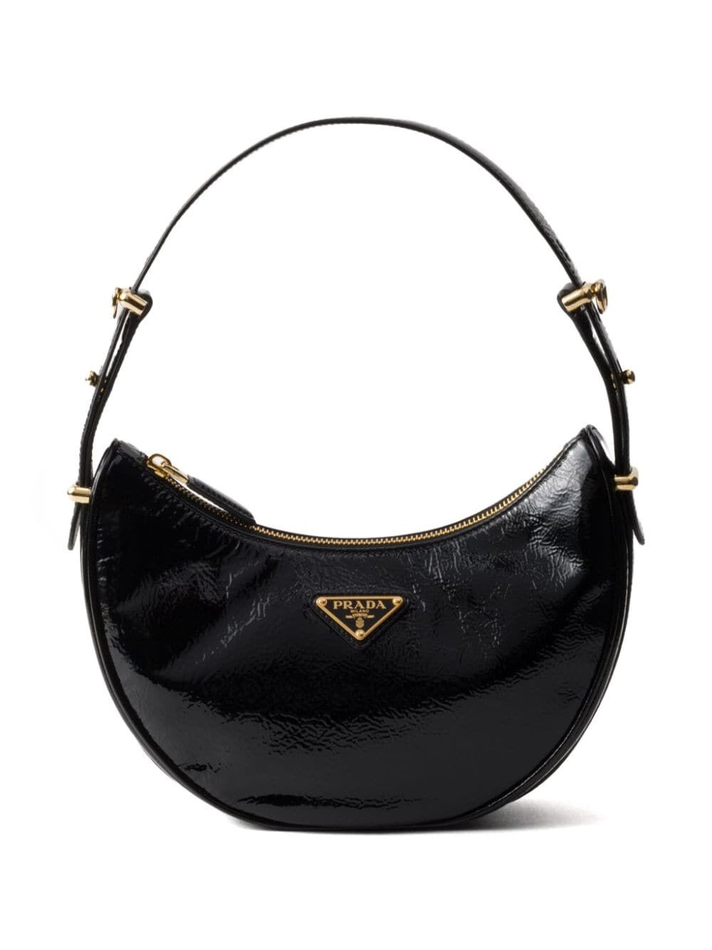 ARQUÉ NAPLAK PATENT LEATHER SHOULDER BAG