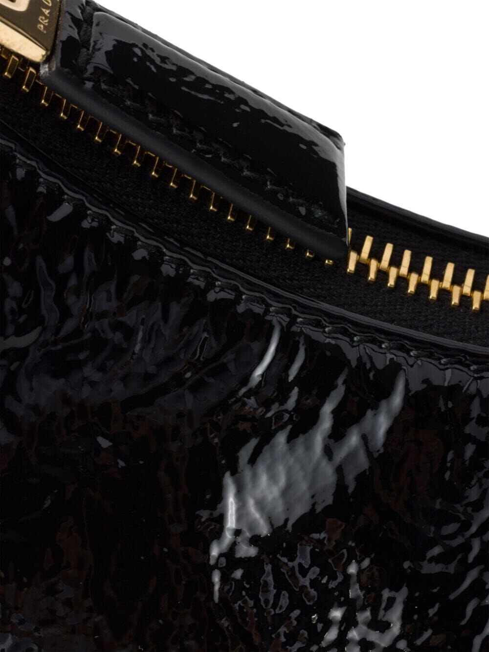 ARQUÉ NAPLAK PATENT LEATHER SHOULDER BAG