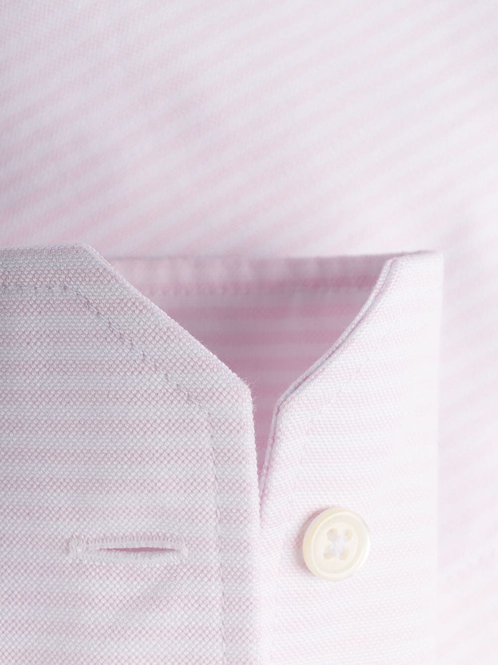 STRIPE OXFORD ARMBAND CLASSIC ROUND COLLAR SHIRT