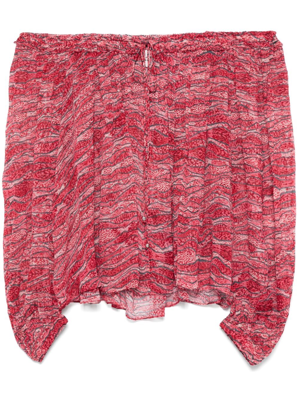 VUTTI PRINTED MUSLIN BLOUSE