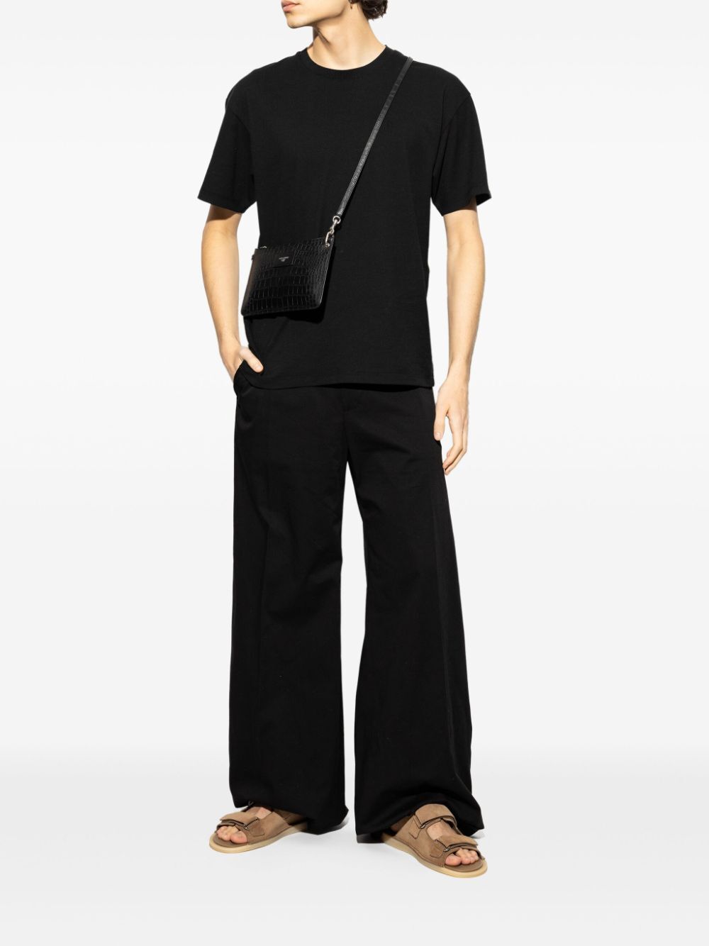 TOUCH-STRAP SUEDE SANDALS