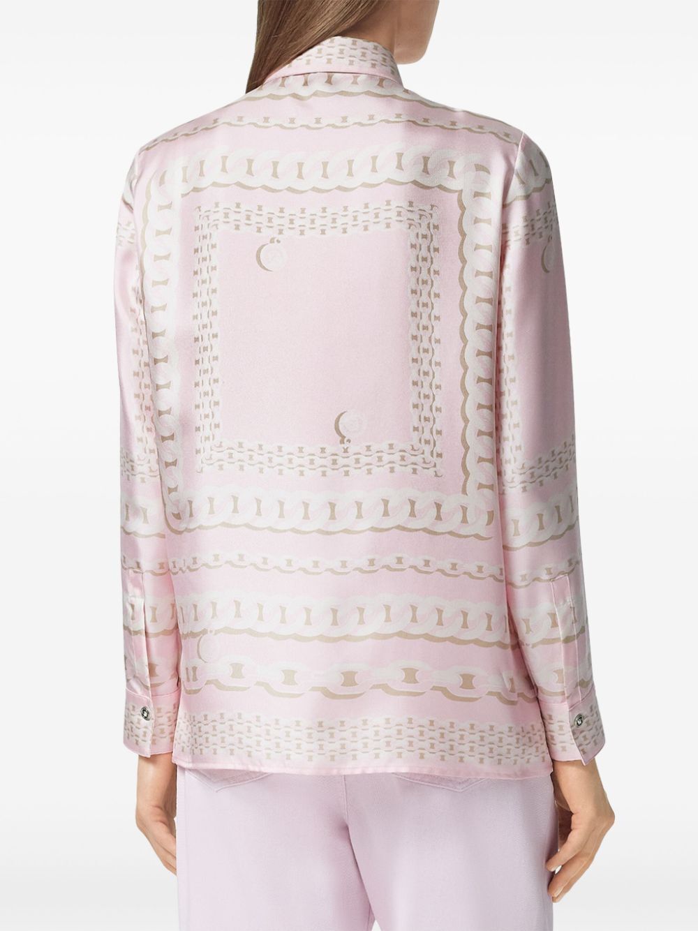 TREASURE PRINTED SILK SHIRT