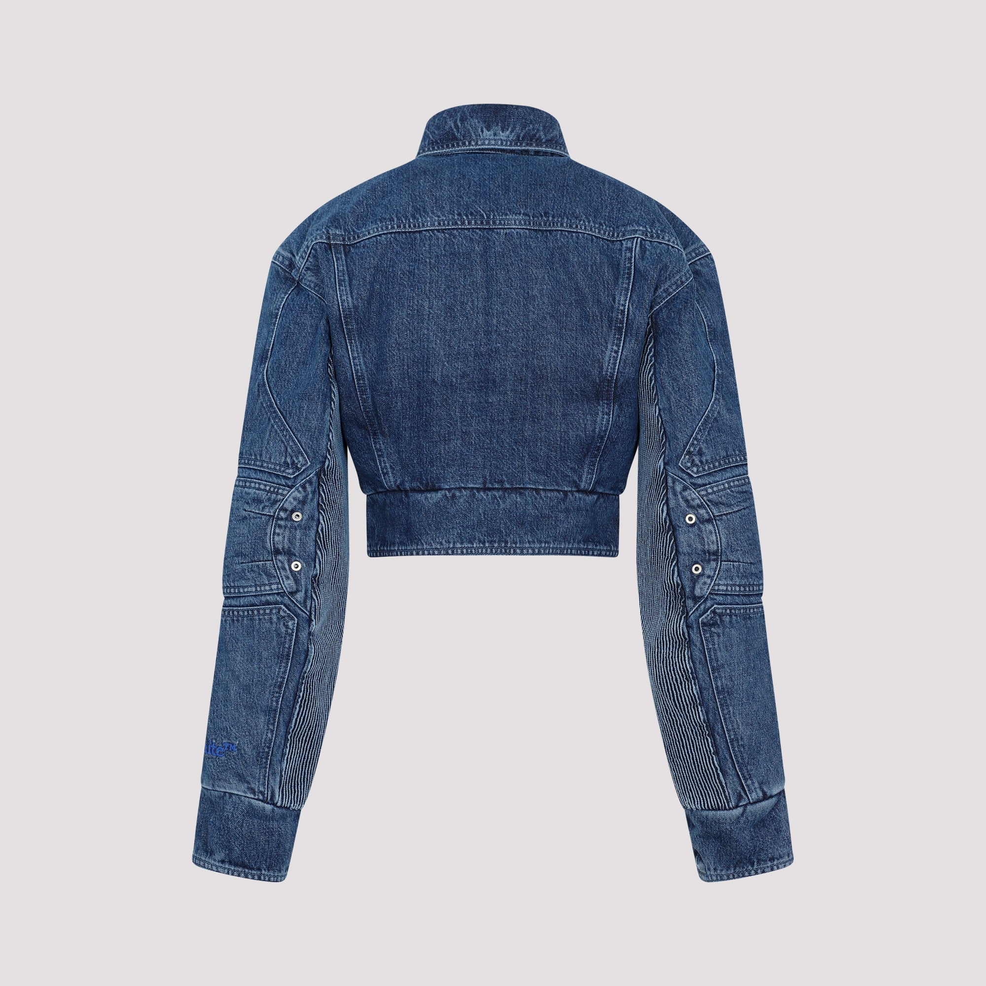 Motorcycle Hole Crop Jacket
