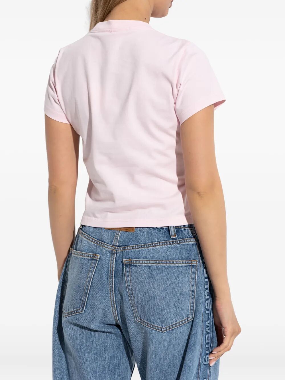 COTTON SHRUNKEN LOGO T-SHIRT