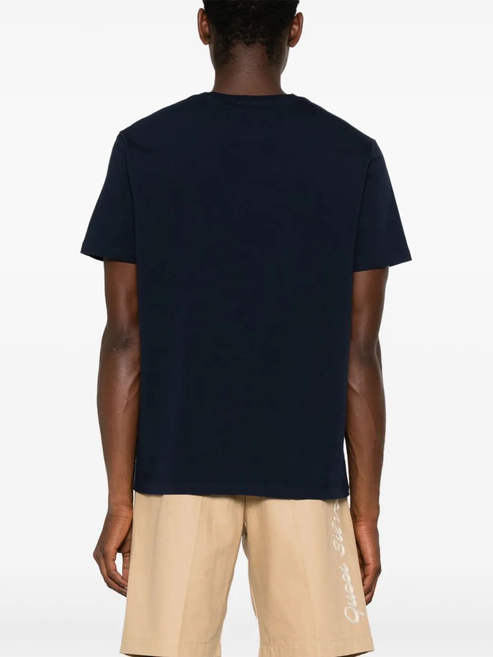 PEGASO-EMBROIDERED COTTON T-SHIRT