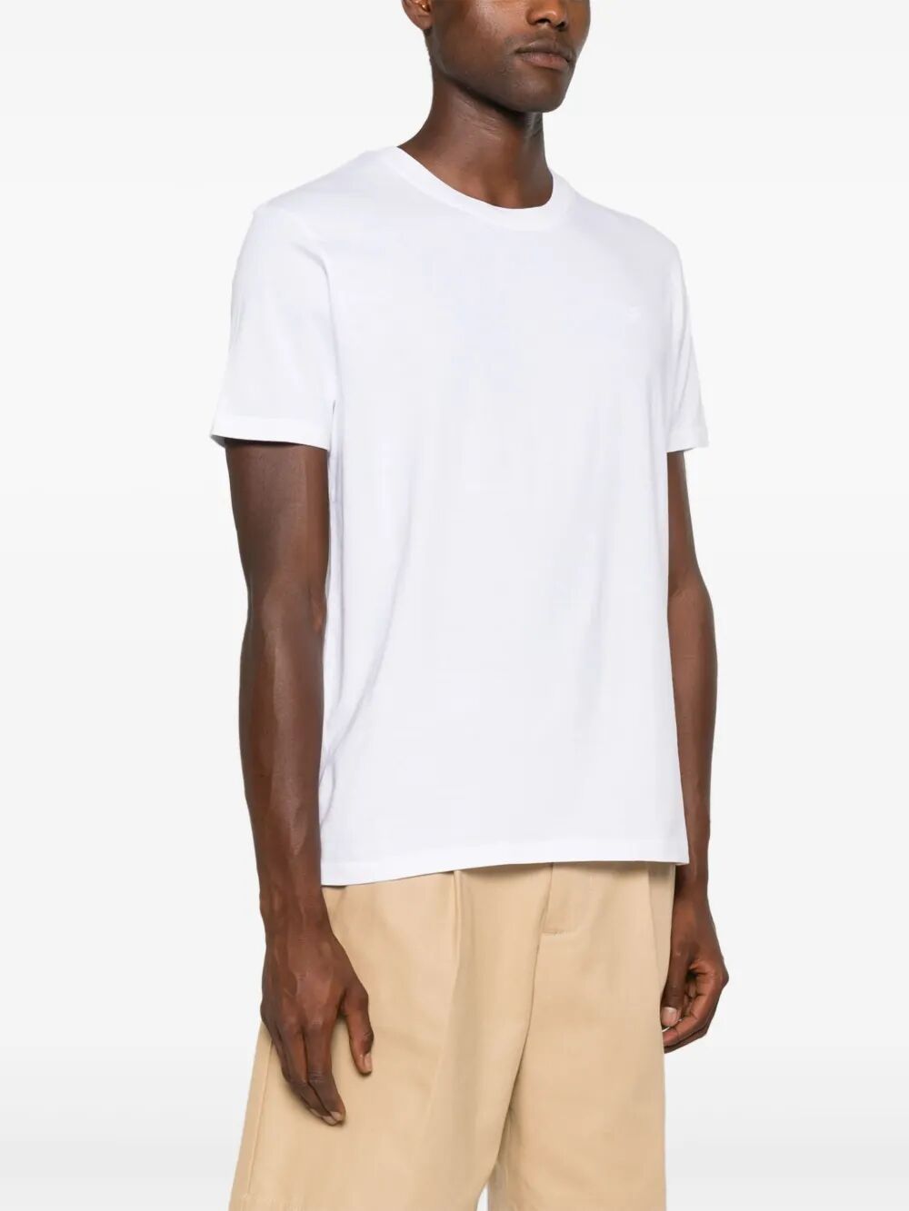 PEGASO-EMBROIDERED COTTON T-SHIRT