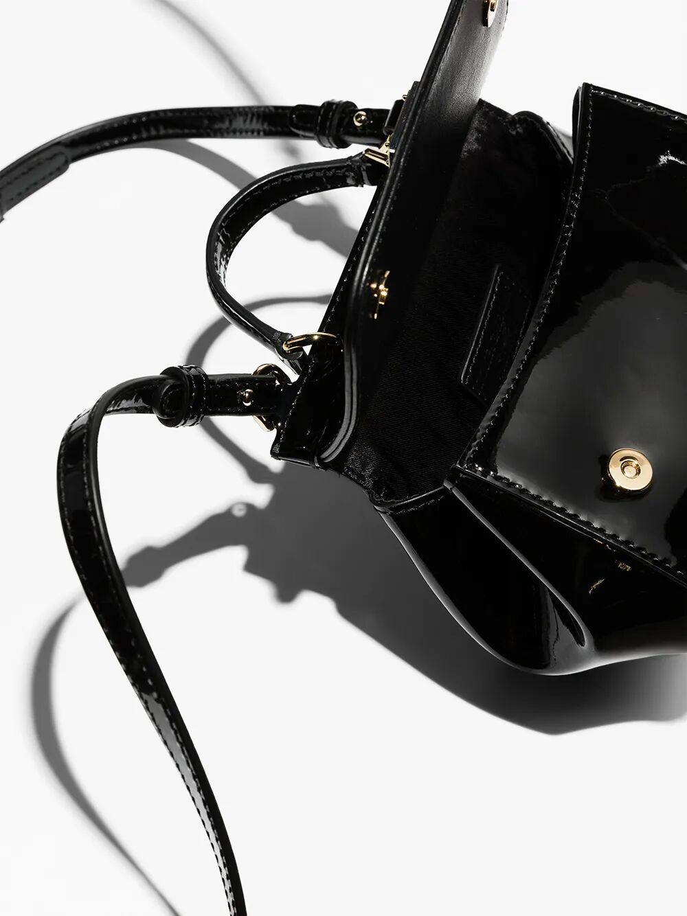 PATENT LEATHER MINI SICILY BAG