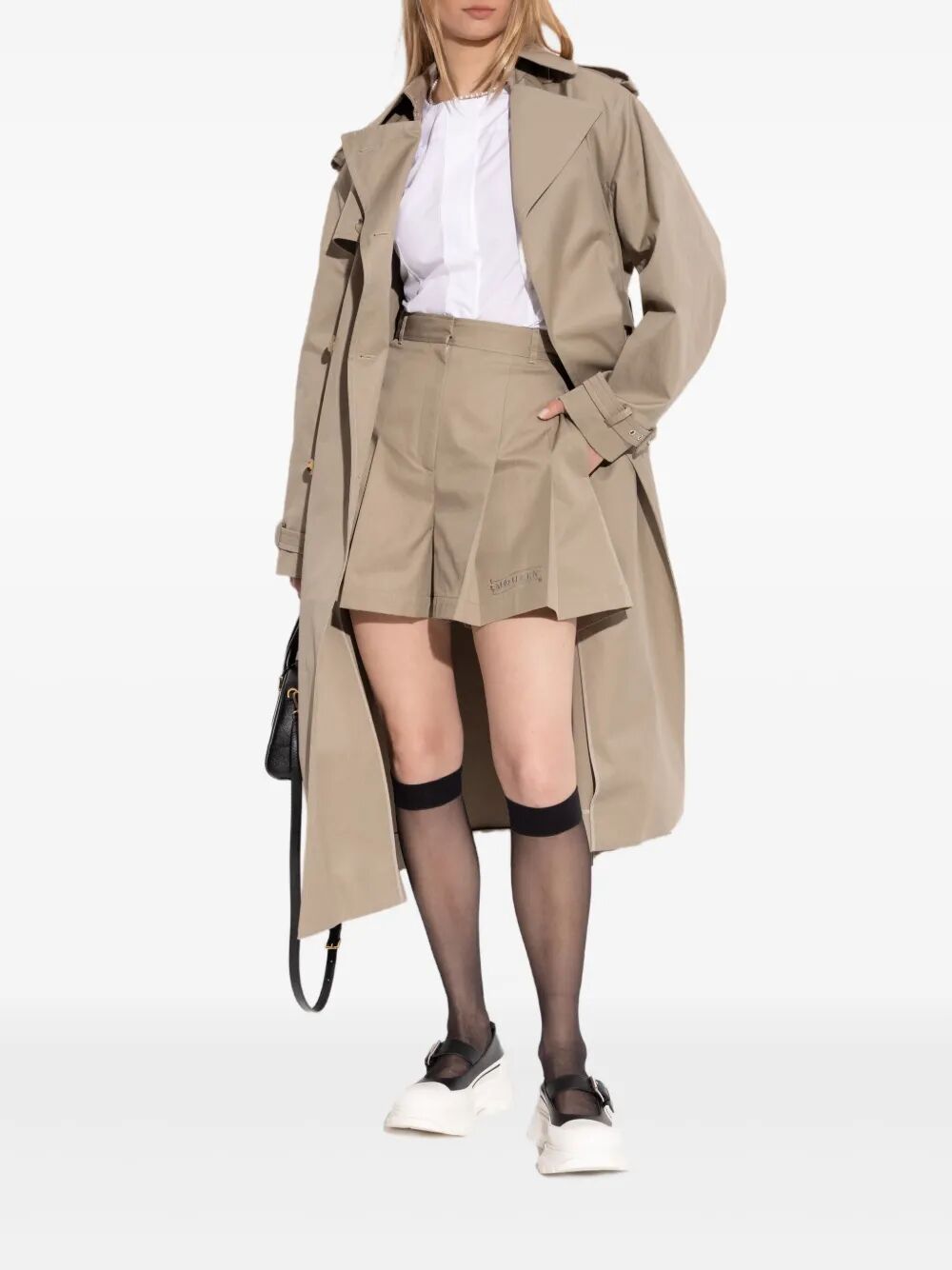 DOUBLE-BREASTED TRENCH COAT