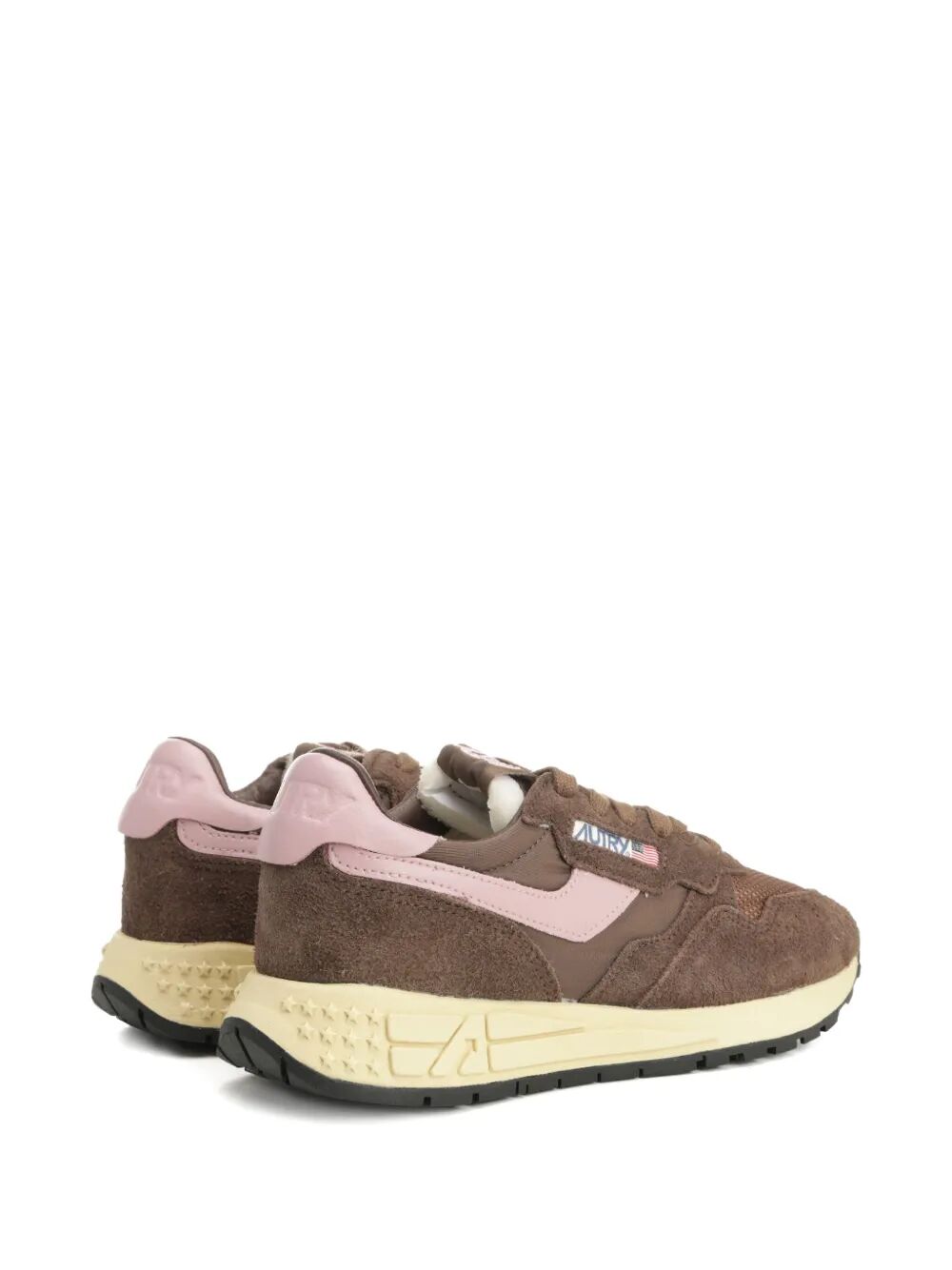 REELWIND LOW SNEAKERS IN NYLON SUEDE AND LEATHER COLOR PLUGH AND ZEPHYR