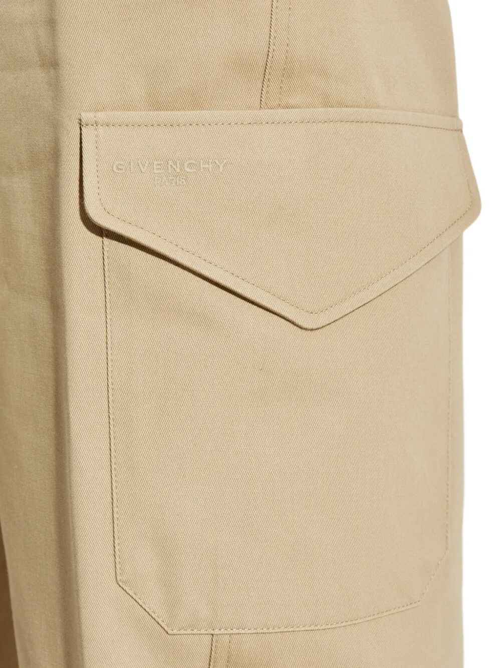 COTTON AND WOOL COCOON TROUSERS WITH POCKETS