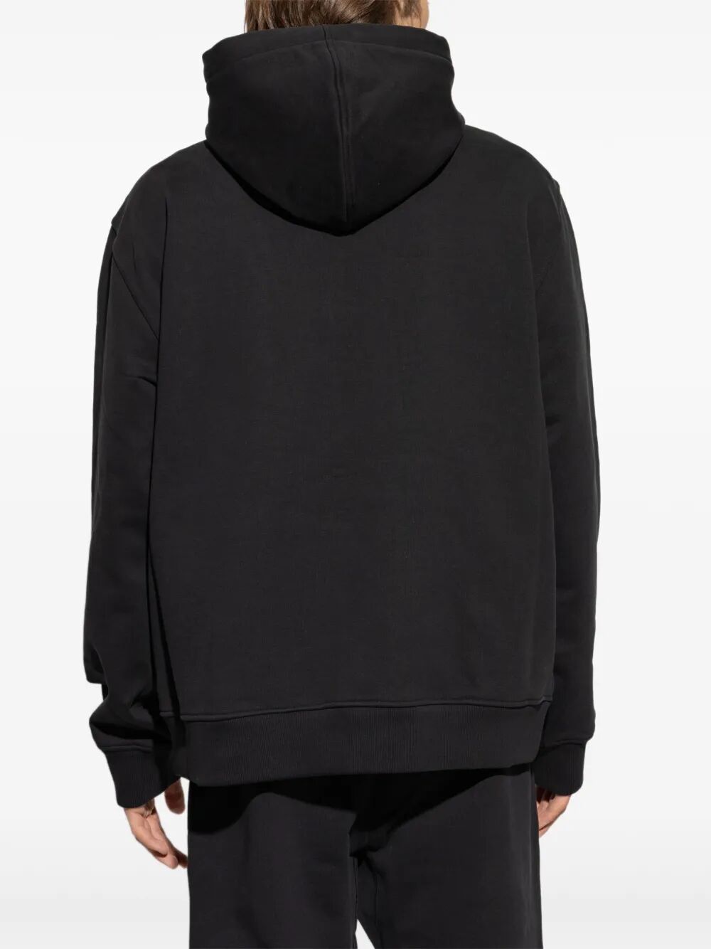 ZIPPED COTTON HOODIE