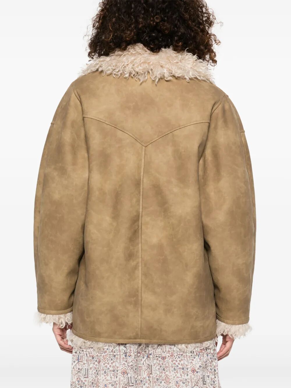 CAPPOTTO CLEA IN ECOPELLICCIA SHEARLING