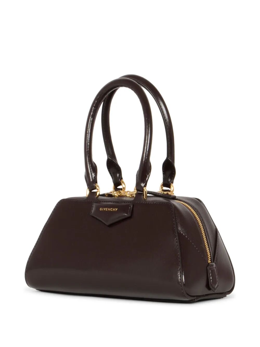 MINI ANTIGONA EAST-WEST BAG IN BOX LEATHER