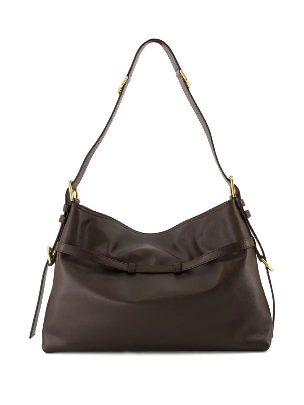 BORSA VOYOU MEDIA IN PELLE LUCIDA
