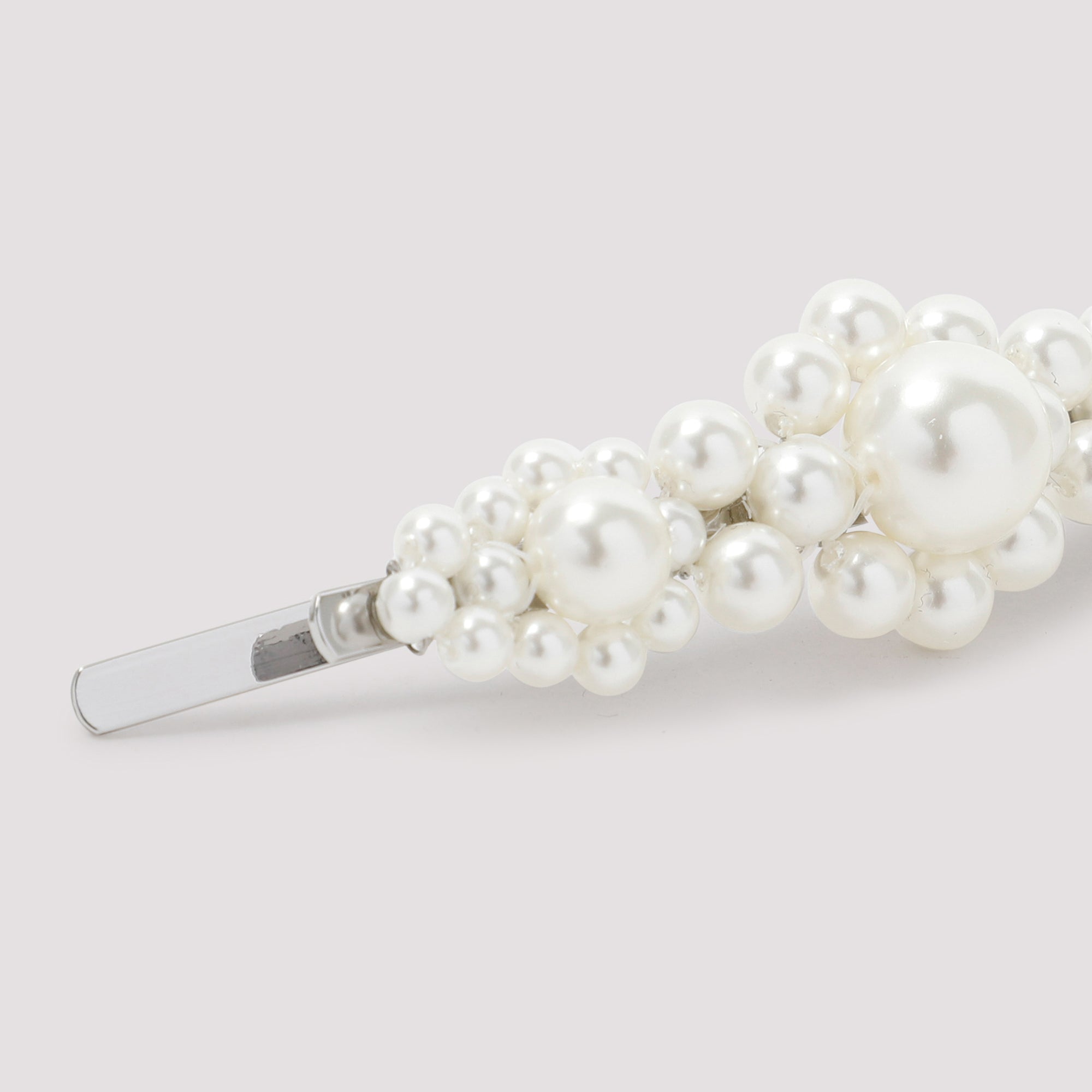 Pearl Large Flower Hair Clip