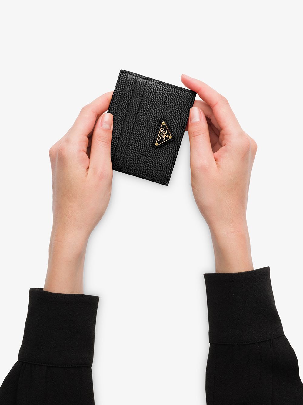 SAFFIANO LEATHER CARD HOLDER