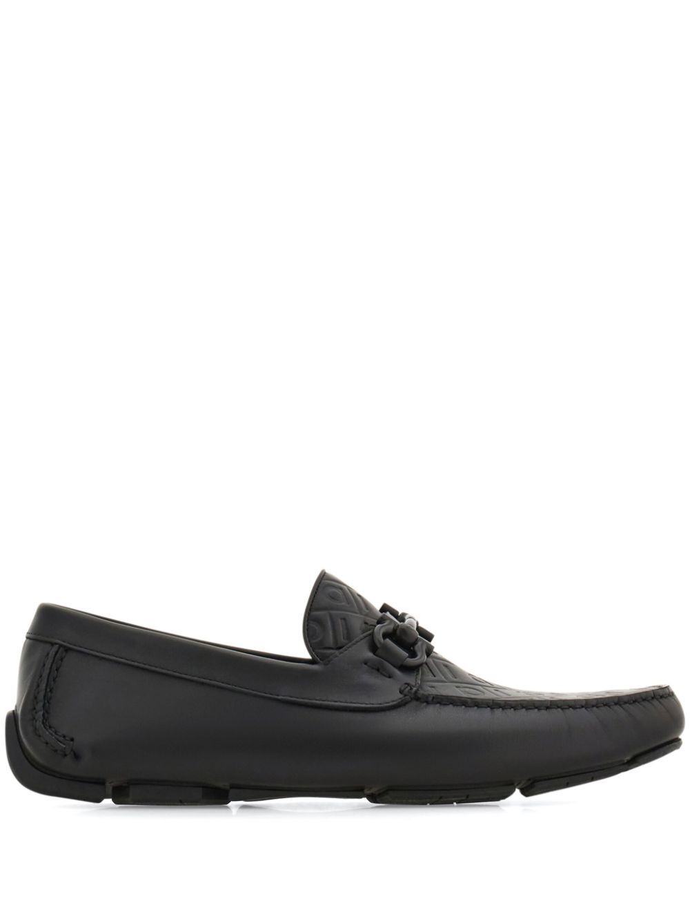 EMBOSSED GANCINI MONOGRAM DRIVING LOAFERS