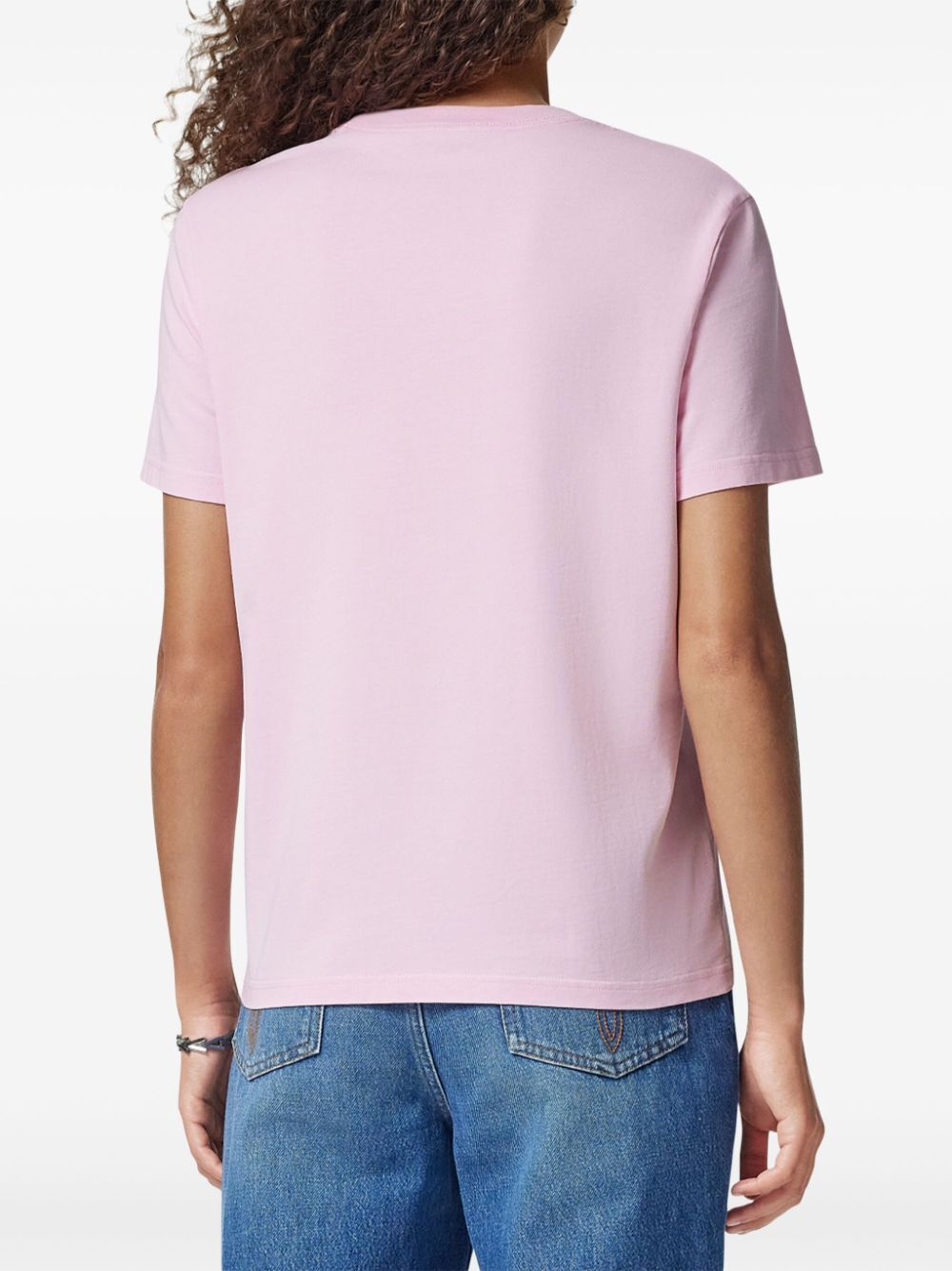 FRINGED LOGO T-SHIRT