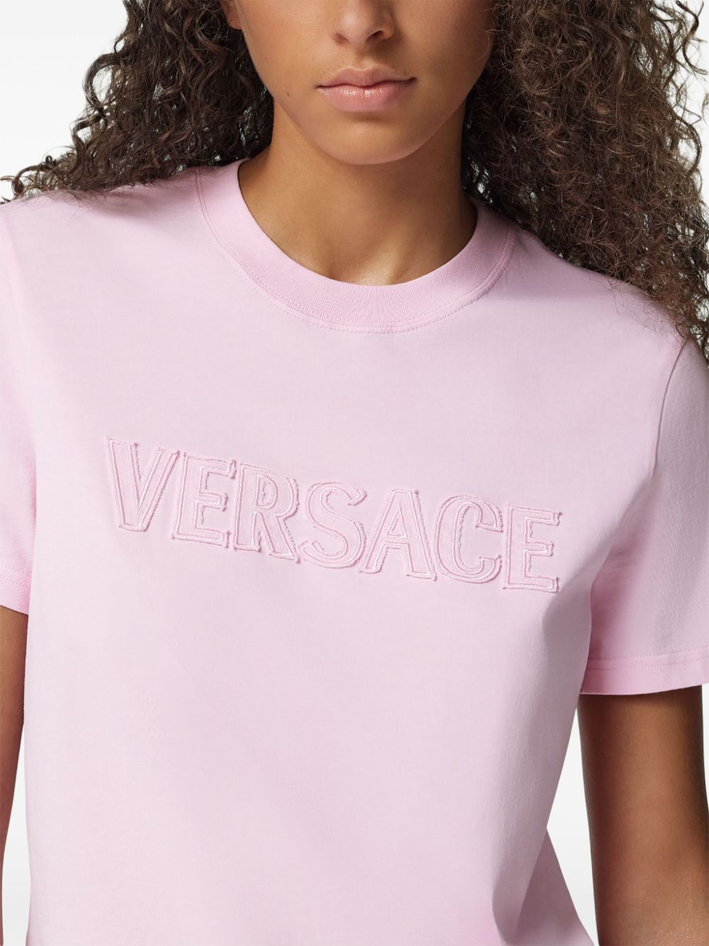 FRINGED LOGO T-SHIRT