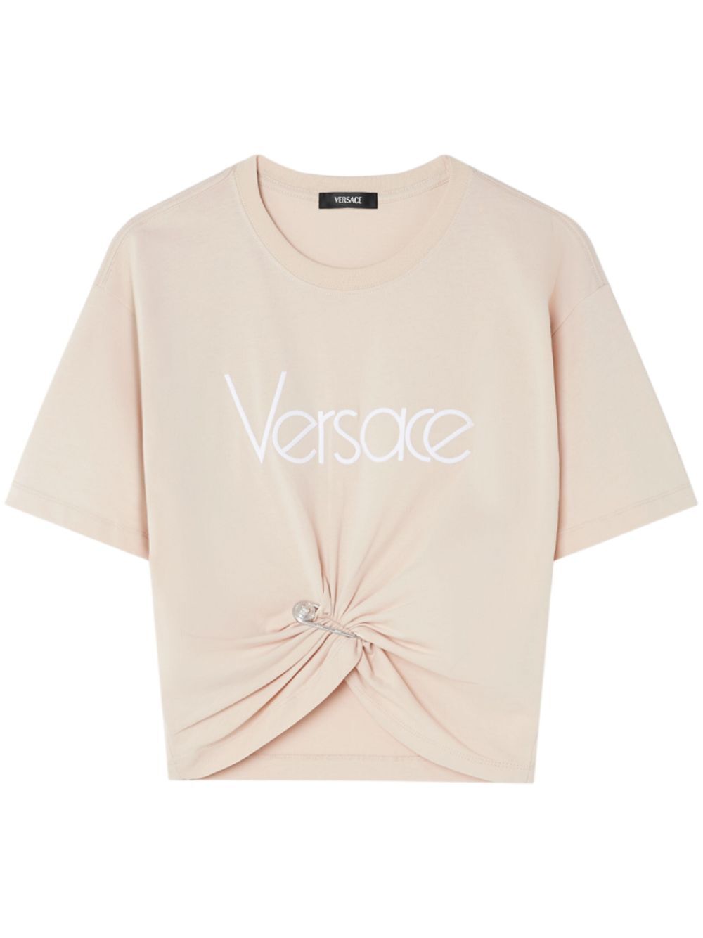 SAFETY PIN CROPPED T-SHIRT