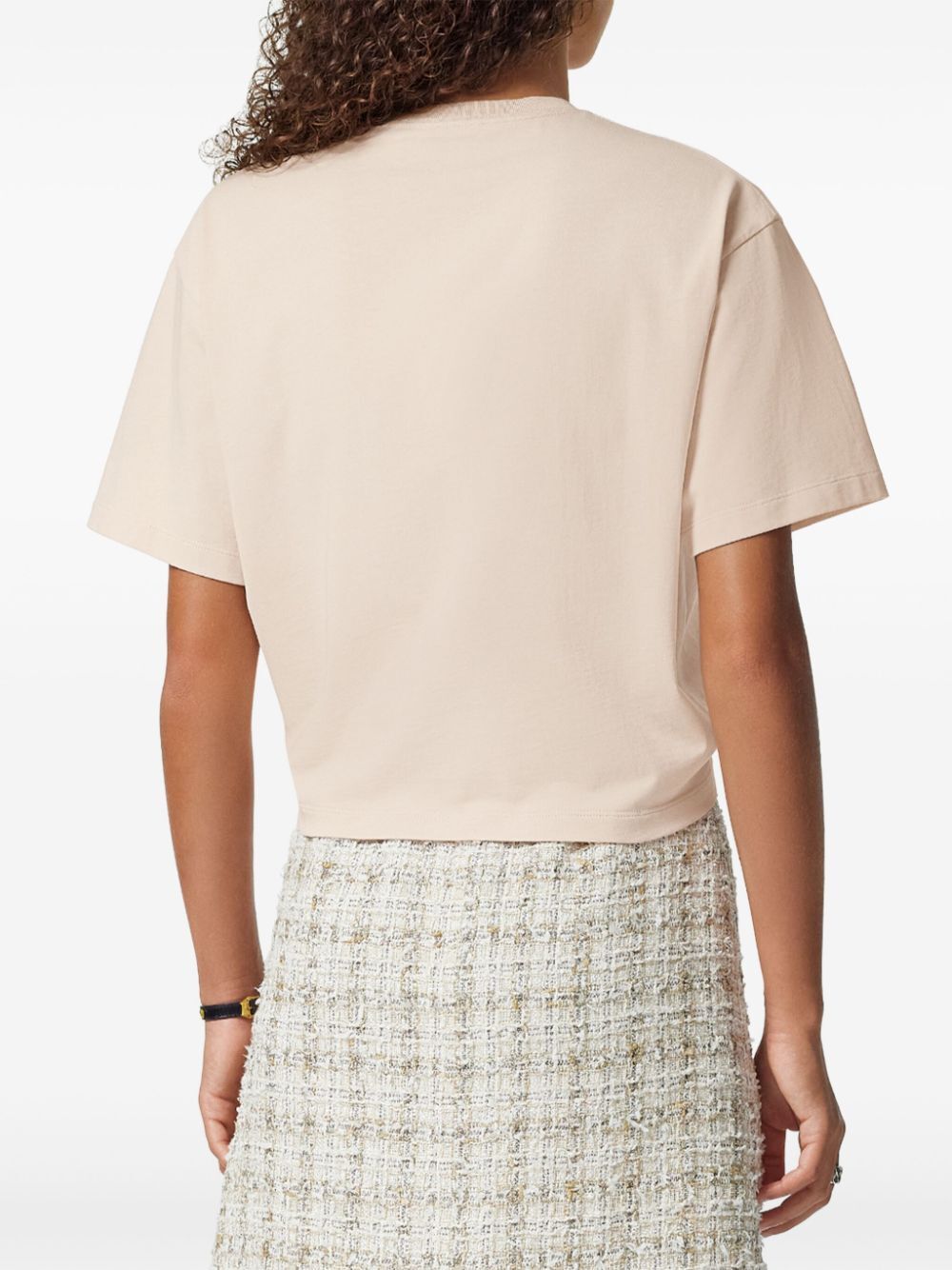 SAFETY PIN CROPPED T-SHIRT