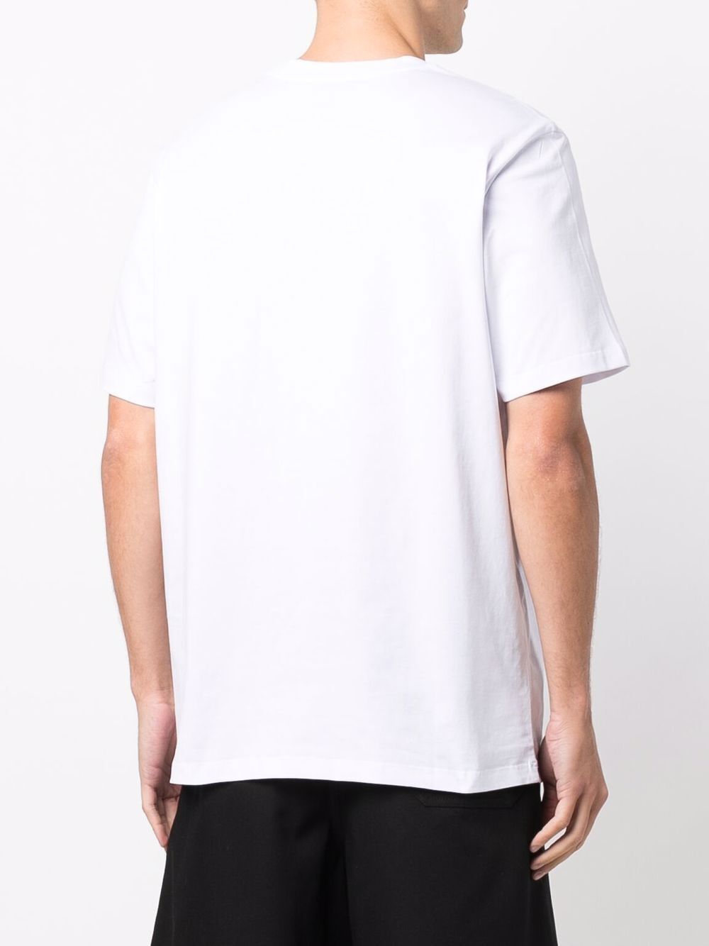 BRUSHED LOGO COTTON T-SHIRT