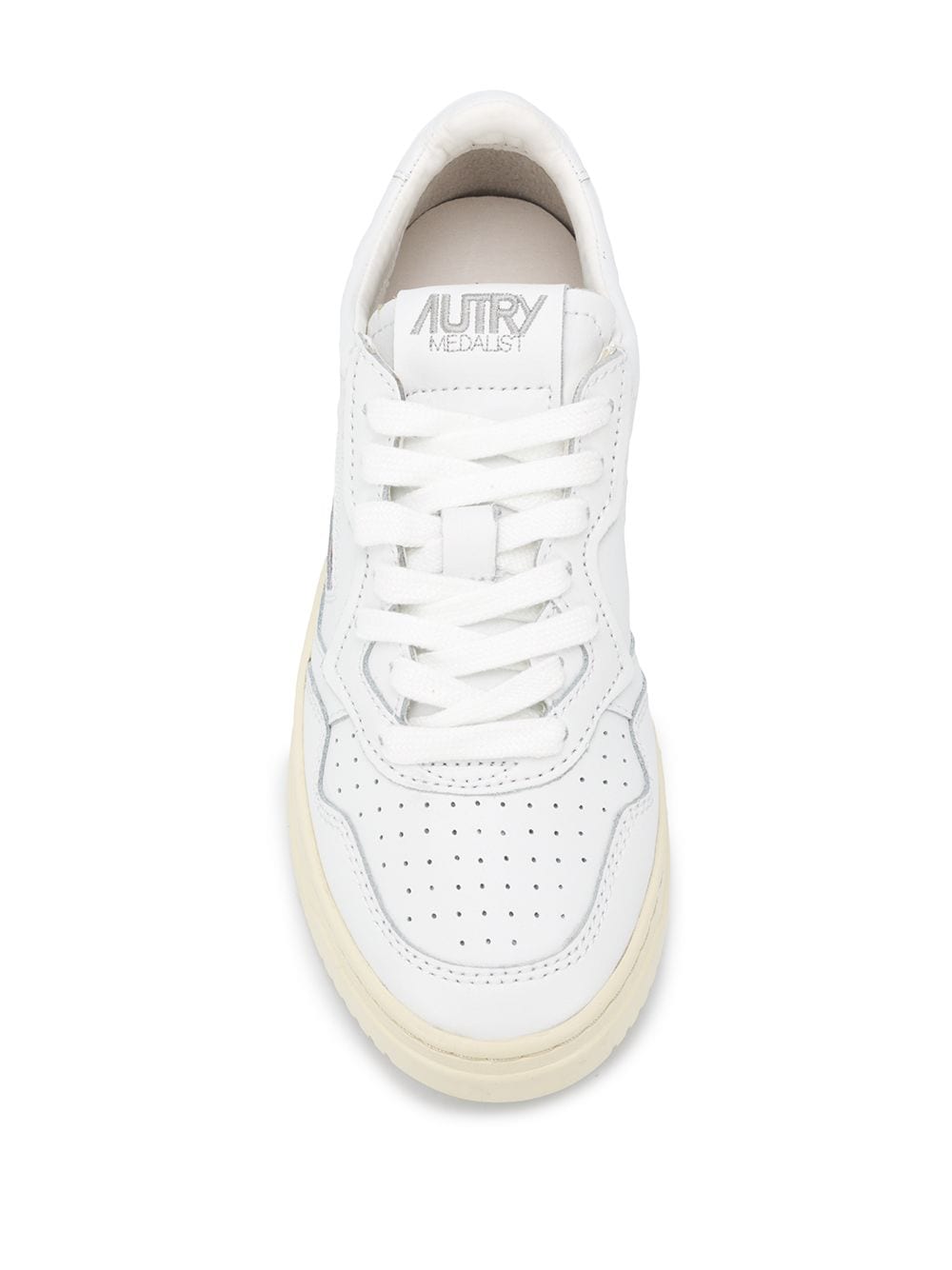 MEDALIST LOW SNEAKERS IN WHITE LEATHER