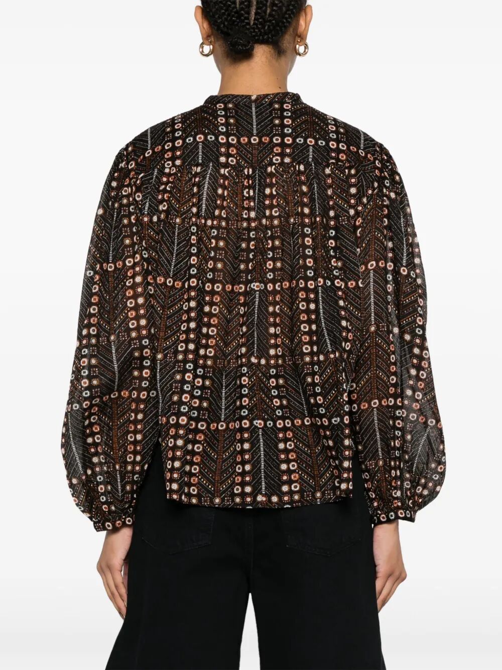 SALIKA PRINTED COTTON BLOUSE