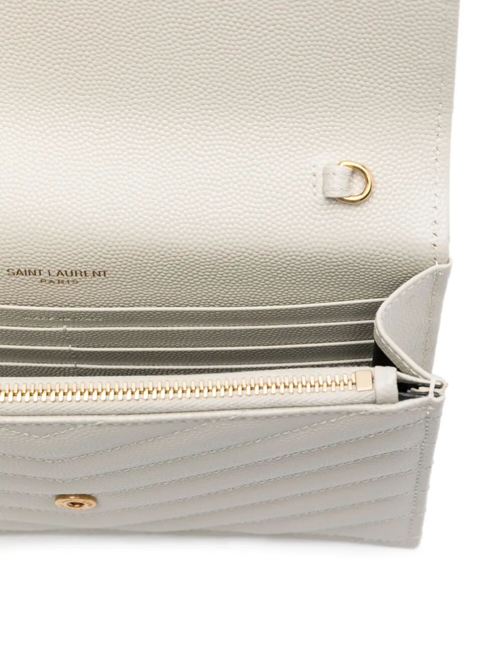 GRAIN DE POUDRE LEATHER CASSANDRE ENVELOPE CHAIN WALLET