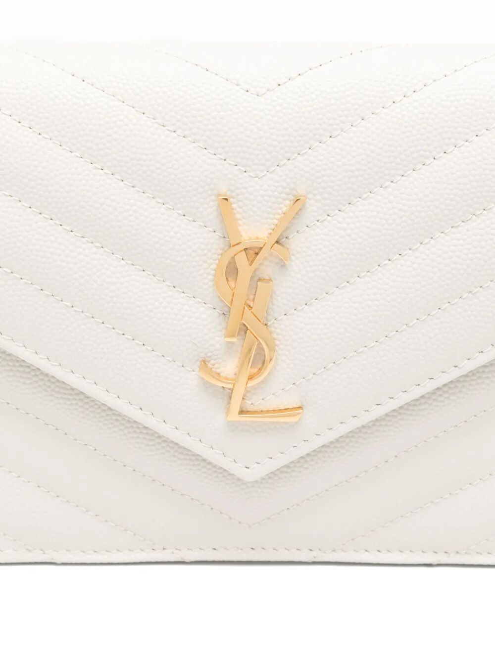 GRAIN DE POUDRE LEATHER CASSANDRE ENVELOPE CHAIN WALLET