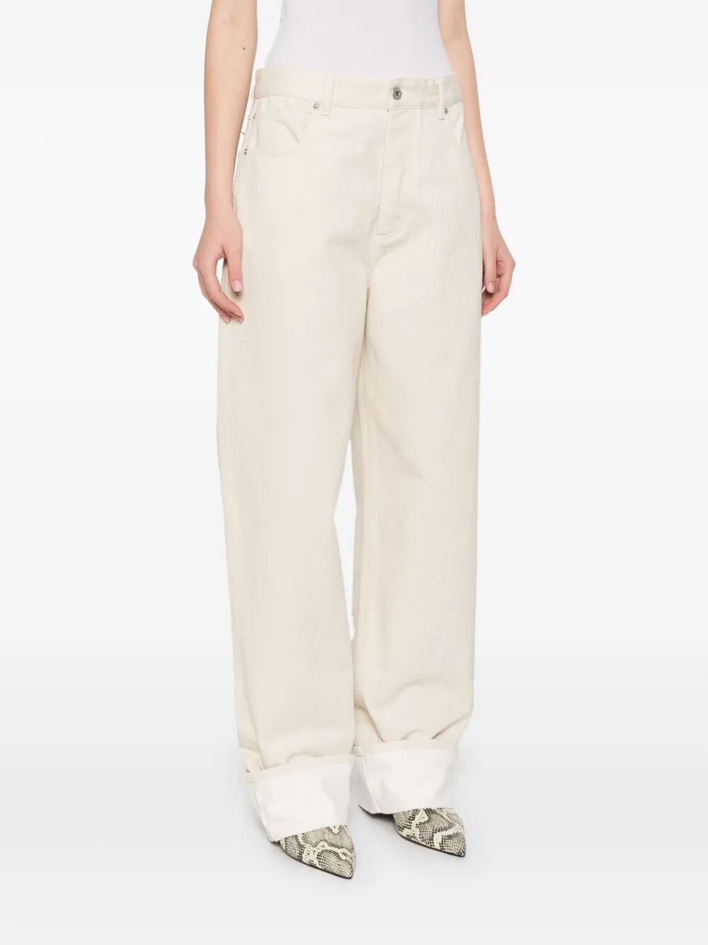 BACK PRINT STRAIGHT LEG JEANS