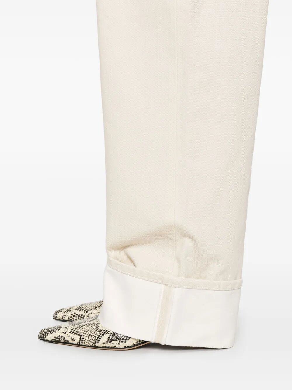 BACK PRINT STRAIGHT LEG JEANS