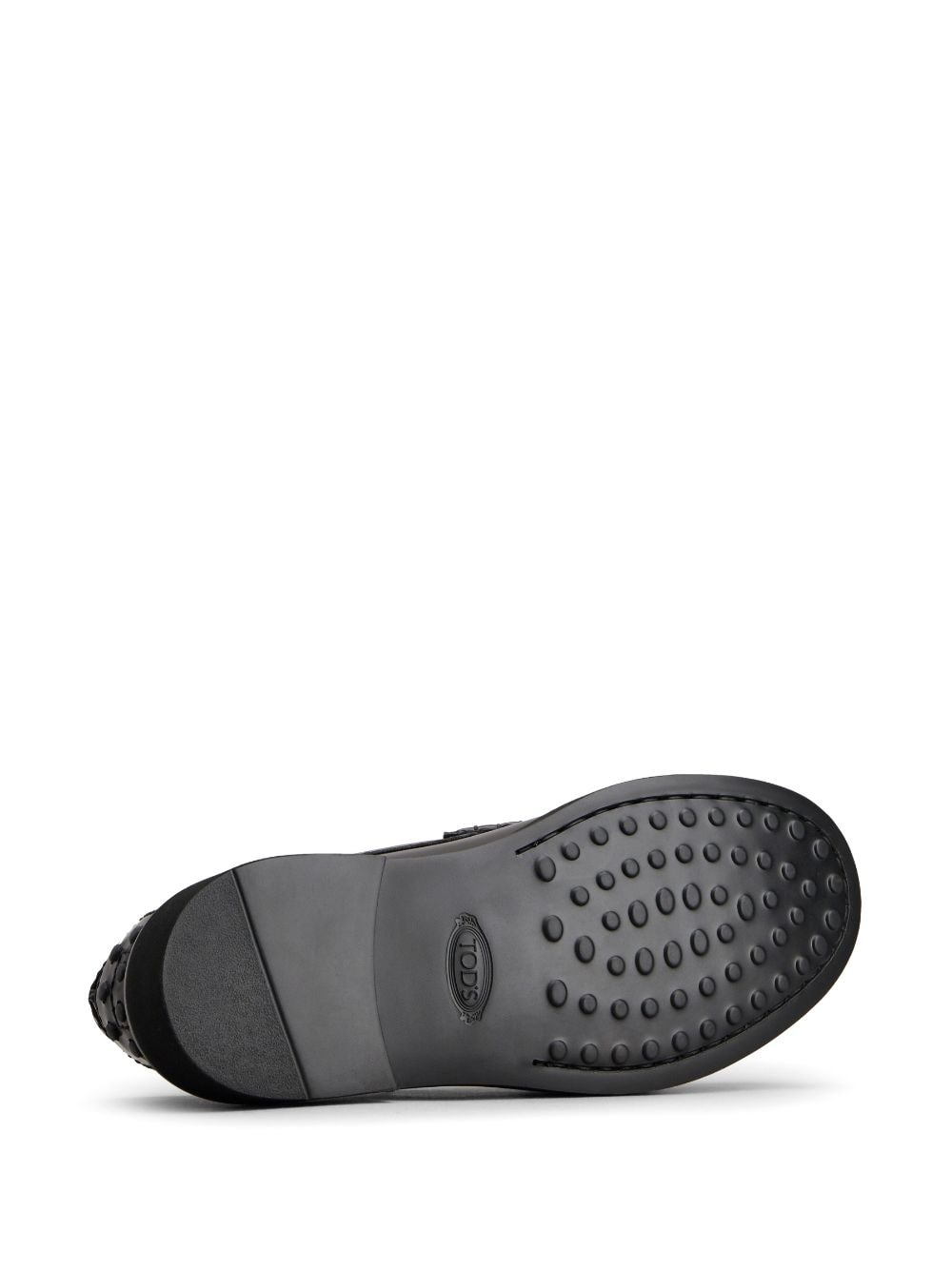 BRUSHED FINISH LEATHER LOAFERS